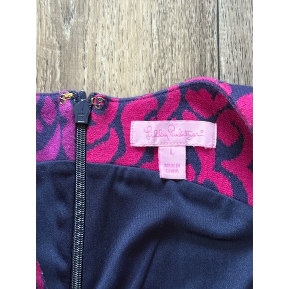 Lilly Pulitzer Pink and Purple Midi Dress - Picture 5 of 8